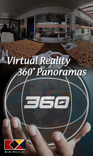 Virtual Reality 360 Panoramas side banner