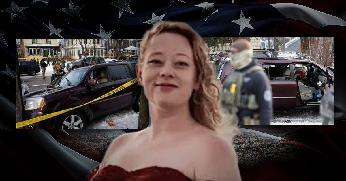 A forensic-style headshot of Renee Nicole Good, a 37-year-old American mother of three. The image serves as the primary identification for the analytical report regarding the January 7, 2026, ICE enforcement shooting in Minneapolis. The portrait is framed with technical borders and a metadata overlay to emphasize its status as a piece of forensic evidence.